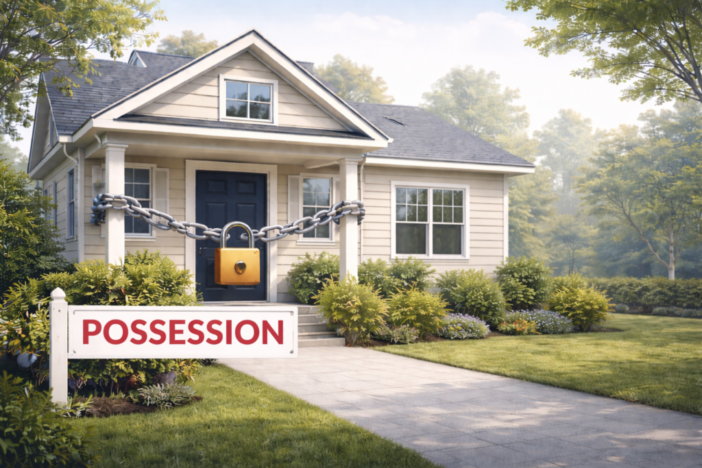 Possession of property